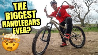 FITTING THE BIGGEST HANDLEBARS EVER ON MY...