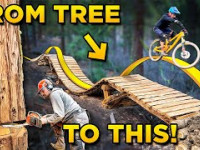How I Turned a Tree Into a Whale Tail! (Bike Jump)