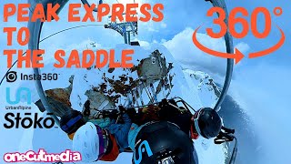 Up The Peak Express and down The Saddle at...