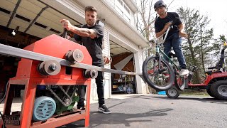 BUILDING A NEW RAMP FOR OUR PRIVATE SKATEPARK!...