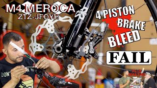 BRAKE BLEED GONE WRONG!! Meroca M4 FAIL! &...