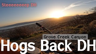 Grove Creek Hogsback DH | Steeeeeep!