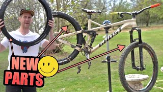 UPGRADING MY ENDURO MTB AND GAP JUMP MADNESS!