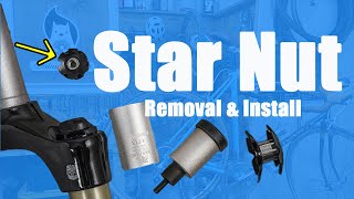 How to Remove and Install a Star Nut in a Bike...