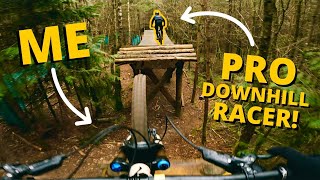 Following a World Cup Downhill Racer... Can i...