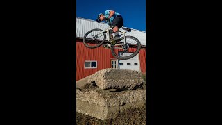 Tricky Trials Line on a Gravel Bike! A 'TdF' Short