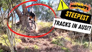 RIDING SUPER STEEP LOOSE TRAILS - Moi Moi TV...