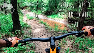 Lush, twisty, tree gated trail | Mountain...