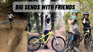 RIDING BIG HIPS & STEP UPS + BIKEPARK SESSION