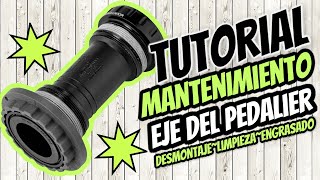 Cómo Desmontar y Montar el Eje de Pedalier...