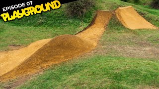 BUILDING AND RIDING THIS SICK MTB DIRT JUMP...