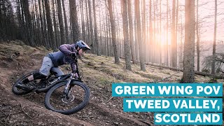 Taking a run down Green Wing in Innerleithen -...