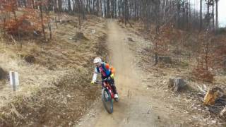First ride in SINGLETRAIL MORAVSKÝ KRAS 2017