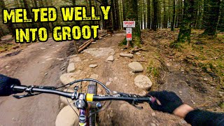 Melted Welly into Groot - Bike Park Wales