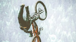 BIG DH BIKE TRICKS AT REBOUL JAM IN CHATEL...