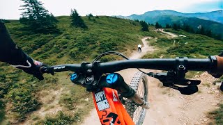 DH BIKEPARK LAPS IN SAALBACH (Austria) YT TUES...
