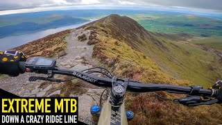 EXTREME RIDGE LINE DESCENT// THE BEST MTB RIDE...