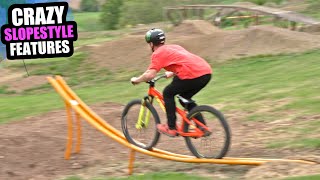 THIS BIKE PARK HAS CRAZY MTB SLOPESTYLE...
