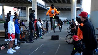 NYC BIKELIFE LONG JUMP COMPETITION!!