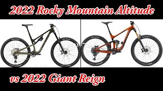 2022 Rocky Mountain Altitude vs Giant Reign