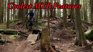 Coolest MTB Features in North Vancouver, BC