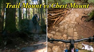 GoPro Hero 9 - MTB Tripod Mount vs Chest Mount