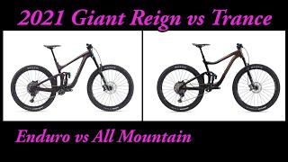 2021 Giant Trance vs Giant Reign - All...