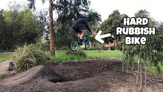 Hitting a Big Jump on a Hard Rubbish BMX! +...