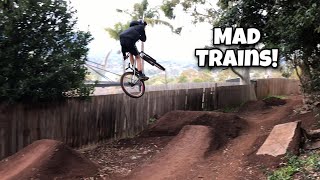 Mad Trains at our Jumps!!