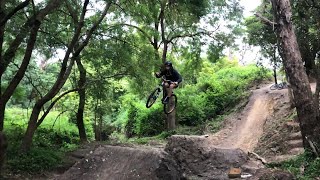 Huge sends on sketchy trick jump!