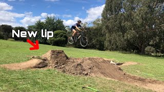 Jumping the new and improved jumps!!