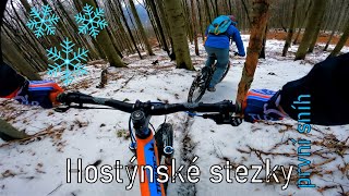 Stezky na prvním sněhu | skvělá Enduro...