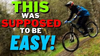 First Time Riding A Blue Trail [MTB Noob]...
