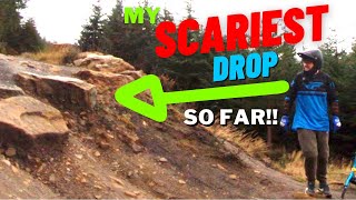 MTB Beginner Conquering Drops [Hamsterley Forest]