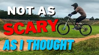 First Time On A JUMP track [MTB beginner]