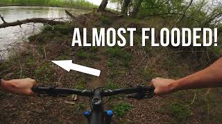 Pre-Flood Ride at Traverse Des Sioux Park