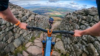 Riding Through An Ancient Fort In Aberdeenshire