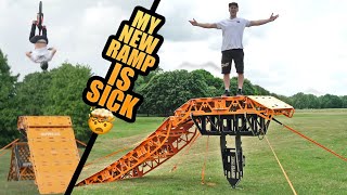 MY NEW FOLDING RAMP SETUP IS SICK - URBAN MTB...
