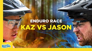 Who is the Fastest? | His First Enduro