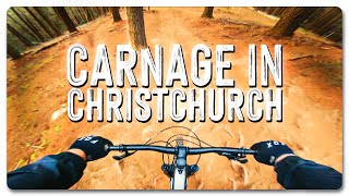 DOWNHILL CARNAGE in the CHRISTCHURCH ADVENTURE...