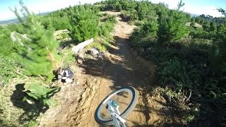 Rotorua Redwoods | Start of Corridor Jumps | Gopro