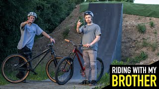 RIDING MTB WITH MY BROTHER// HARDTAIL SHRED...
