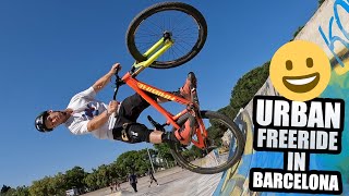 URBAN MTB FREERIDE SENDS IN BARCELONA!