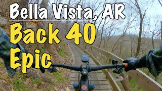 My first mountain bike ride in Bentonville...