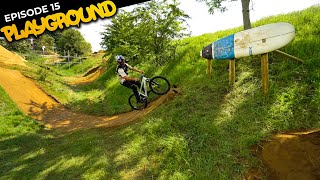 WE MADE A SURFBOARD WALLRIDE TO COMPLETE THE...