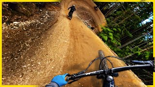 Following Pro Mountain Biker Ian Morrison Down...