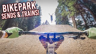 BIKEPARK SENDS & TRAINS at Bike Kingdom...