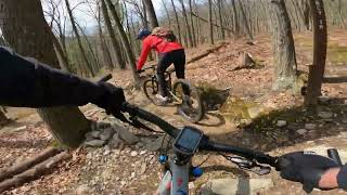 Mountain Bike - Descending Tussey Mountain...
