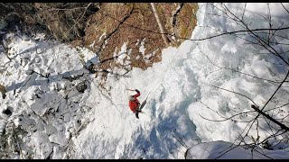 Ice Climbing - Angel Falls - Loyalsock State...