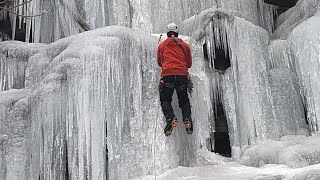 Ice Climbing - Second - Left Wall, Ganoga...